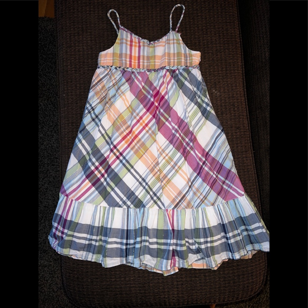 GapKids madras sundress Sz 12
